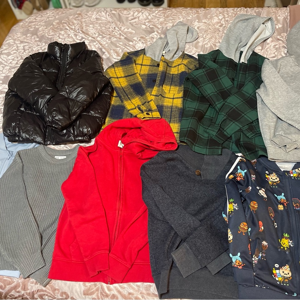 BOYS SWEATERS/HOODIES BUNDLE (9pieces)